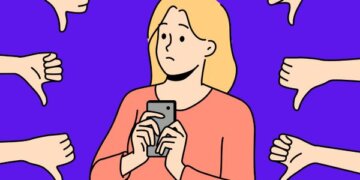 desenho representativo de mulher que recebeu unfollows no instagram
